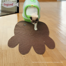 Rutschfeste Wurfsperrmatte Einweg Haustier Katze Wurffangmatte PVC Geschäumt Pet Bowl Mat